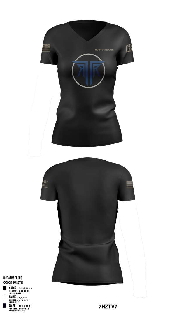 Womens Short Sleeve Vneck Shirt, Rooftop Rangers, Army, Teamtime, Team time, sublimation, custom sports apparel, team uniforms, spirit wear, spiritwear, sports uniforms, custom shirts, team store, custom team store, fundraiser sports, apparel fundraiser