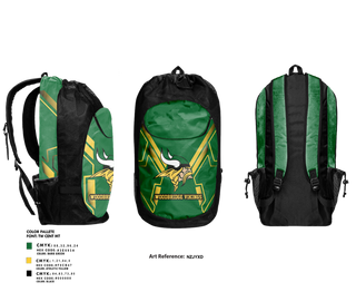 Gear Bag, Woodbridge Vikings, Women's Volleyball, Teamtime, Team time, sublimation, custom sports apparel, team uniforms, spirit wear, spiritwear, sports uniforms, custom shirts, team store, custom team store, fundraiser sports, apparel fundraiser