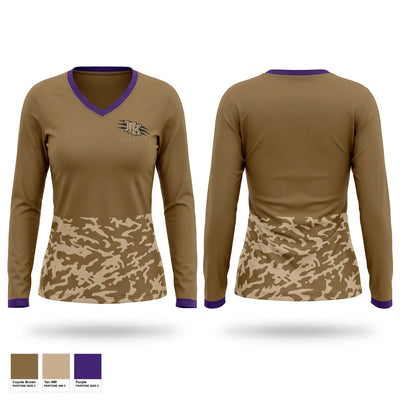 Cougars Women's Long Sleeve V-neck Shirt - 1