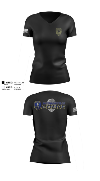 Womens Short Sleeve Vneck Shirt, Hodgenville Police Department, Police, Teamtime, Team time, sublimation, custom sports apparel, team uniforms, spirit wear, spiritwear, sports uniforms, custom shirts, team store, custom team store, fundraiser sports, apparel fundraiser