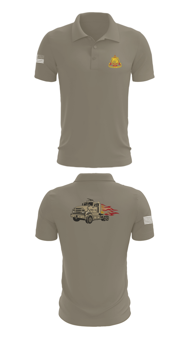 Short Sleeve Performance Polo, 705th Transportation Company, Army, Teamtime, Team time, sublimation, custom sports apparel, team uniforms, spirit wear, spiritwear, sports uniforms, custom shirts, team store, custom team store, fundraiser sports, apparel fundraiser