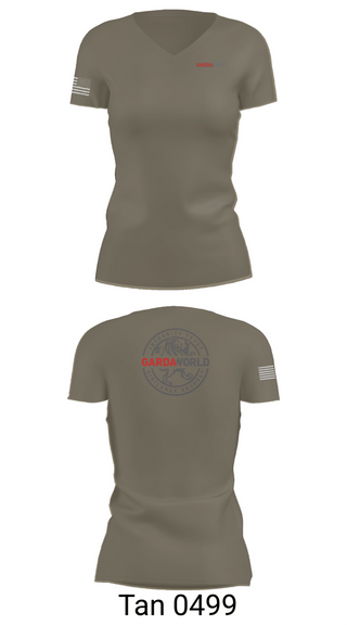 Womens Short Sleeve Vneck Shirt, GardaWorld, Police, Teamtime, Team time, sublimation, custom sports apparel, team uniforms, spirit wear, spiritwear, sports uniforms, custom shirts, team store, custom team store, fundraiser sports, apparel fundraiser