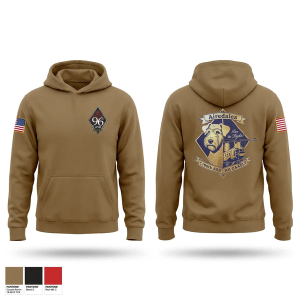 Hoodie, Airedales, Army, Teamtime, Team time, sublimation, custom sports apparel, team uniforms, spirit wear, spiritwear, sports uniforms, custom shirts, team store, custom team store, fundraiser sports, apparel fundraiser