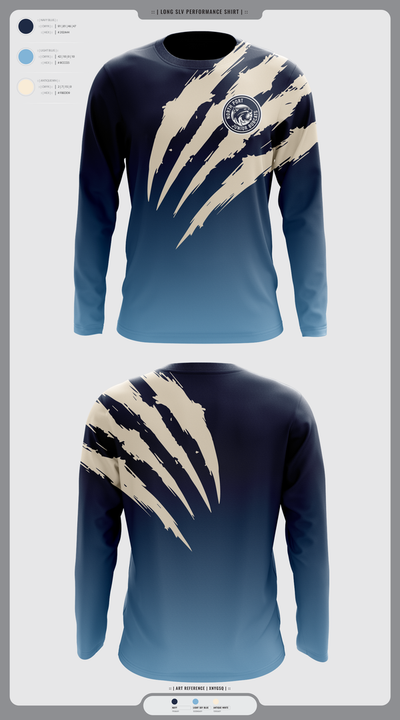 North Port Jr Bobcats 24422472 Long Sleeve Performance Shirt 3