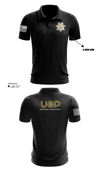 Short Sleeve Performance Polo, Department of Public Safety, Police, Teamtime, Team time, sublimation, custom sports apparel, team uniforms, spirit wear, spiritwear, sports uniforms, custom shirts, team store, custom team store, fundraiser sports, apparel fundraiser