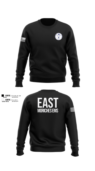 Crew Neck Sweatshirt, East Moriches Community Ambulance, EMS/EMT, Teamtime, Team time, sublimation, custom sports apparel, team uniforms, spirit wear, spiritwear, sports uniforms, custom shirts, team store, custom team store, fundraiser sports, apparel fundraiser