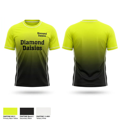 Diamond Daisies Short Sleeve Performance Shirt - 2