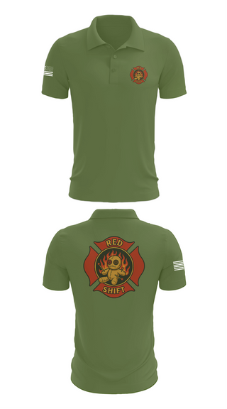 Short Sleeve Performance Polo, City of Lake Geneva Fire Department, , Teamtime, Team time, sublimation, custom sports apparel, team uniforms, spirit wear, spiritwear, sports uniforms, custom shirts, team store, custom team store, fundraiser sports, apparel fundraiser