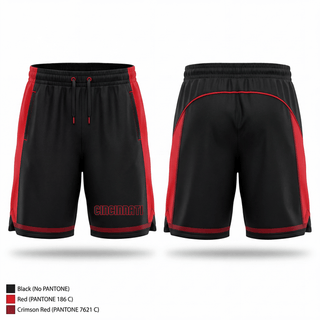 Athletic Shorts With Pockets, Cincinnati, Cincinnati Reds, Baseball, Teamtime, Team time, sublimation, custom sports apparel, team uniforms, spirit wear, spiritwear, sports uniforms, custom shirts, team store, custom team store, fundraiser sports, apparel fundraiser