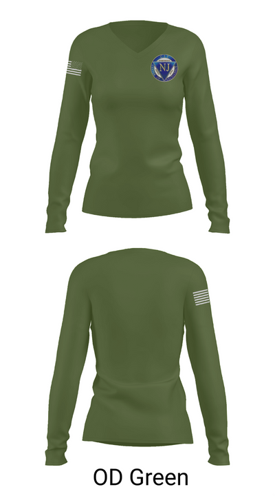 CIT-NJ 13700675 Women's Long Sleeve V-neck Shirt - 54