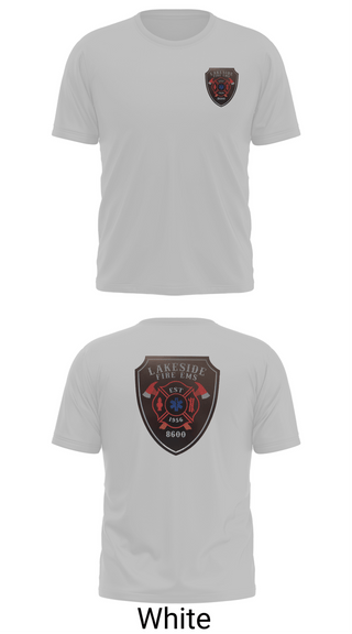 Old School Cotton Feel Shirt, Lakeside fire, Fire Department, Teamtime, Team time, sublimation, custom sports apparel, team uniforms, spirit wear, spiritwear, sports uniforms, custom shirts, team store, custom team store, fundraiser sports, apparel fundraiser