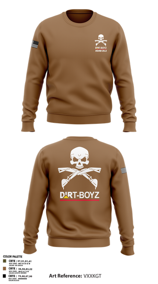 Crew Neck Sweatshirt, DirtBoyz, Air Force, Teamtime, Team time, sublimation, custom sports apparel, team uniforms, spirit wear, spiritwear, sports uniforms, custom shirts, team store, custom team store, fundraiser sports, apparel fundraiser
