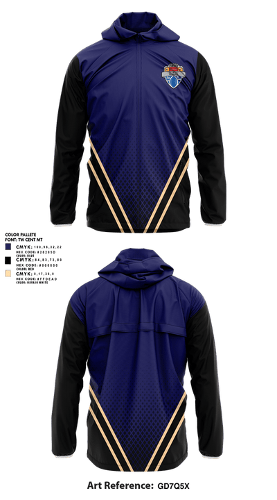 Idaho FBU Football Team 42479604 Windbreaker - 1