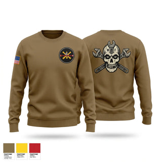Crew Neck Sweatshirt, Bravo Battery 6-52 ADA BN, Army, Teamtime, Team time, sublimation, custom sports apparel, team uniforms, spirit wear, spiritwear, sports uniforms, custom shirts, team store, custom team store, fundraiser sports, apparel fundraiser