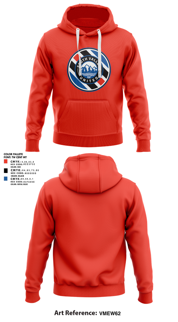 Hoodie, South Valley United, Men's Soccer, Teamtime, Team time, sublimation, custom sports apparel, team uniforms, spirit wear, spiritwear, sports uniforms, custom shirts, team store, custom team store, fundraiser sports, apparel fundraiser