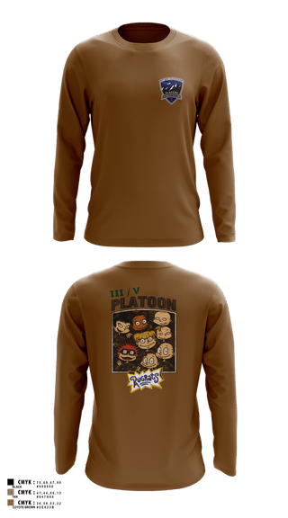 Long Sleeve Performance Shirt, 2-10 AHB Knighthawks, Army, Teamtime, Team time, sublimation, custom sports apparel, team uniforms, spirit wear, spiritwear, sports uniforms, custom shirts, team store, custom team store, fundraiser sports, apparel fundraiser