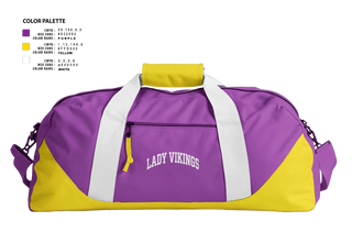 Duffle Bag, Lady Vikings, Softball, Teamtime, Team time, sublimation, custom sports apparel, team uniforms, spirit wear, spiritwear, sports uniforms, custom shirts, team store, custom team store, fundraiser sports, apparel fundraiser