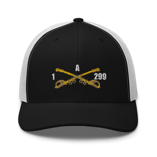 A Troop, 1st squadron-299th Calvary Regiment 70291790 Retro Trucker Hat | Yupoong 6606