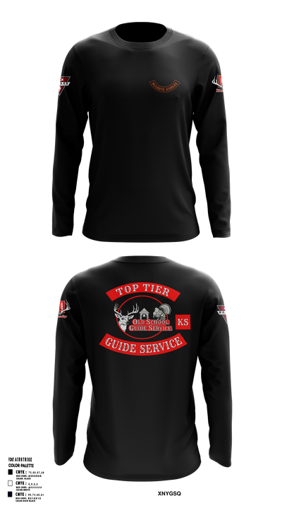 Old School Guide Service 17120753 Long Sleeve Performance Shirt 5
