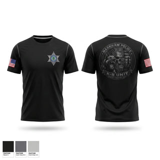 Short Sleeve Performance Shirt, Markham Police K-9 Unit, Police, Teamtime, Team time, sublimation, custom sports apparel, team uniforms, spirit wear, spiritwear, sports uniforms, custom shirts, team store, custom team store, fundraiser sports, apparel fundraiser