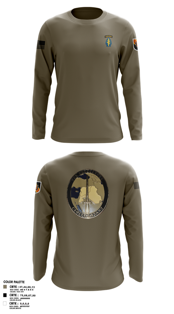 Long Sleeve Performance Shirt, 5th Special Forces Group, , Teamtime, Team time, sublimation, custom sports apparel, team uniforms, spirit wear, spiritwear, sports uniforms, custom shirts, team store, custom team store, fundraiser sports, apparel fundraiser
