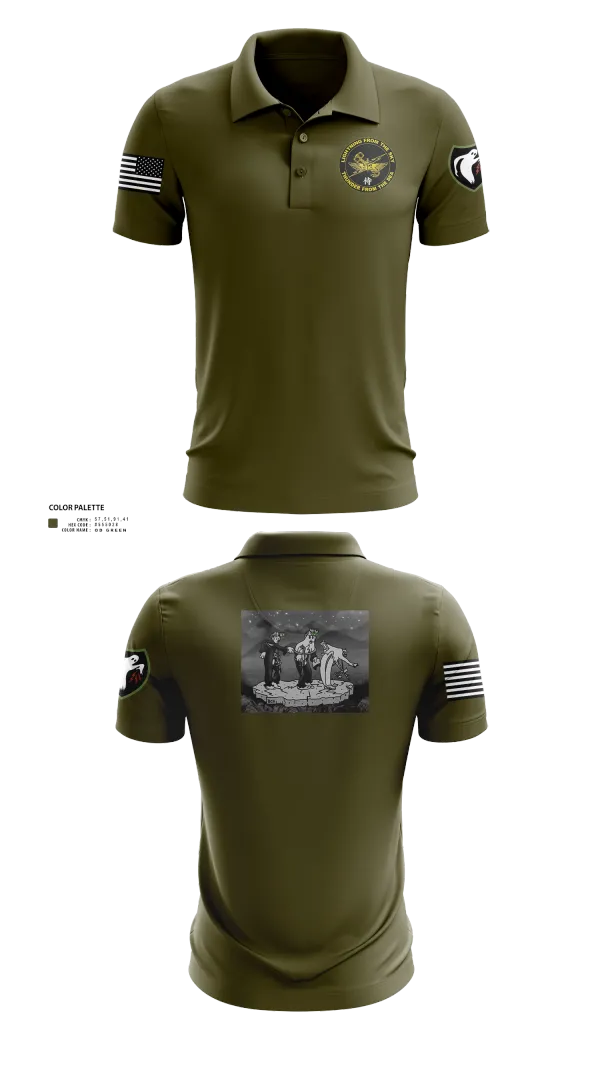 Short Sleeve Performance Polo, 5th ANGLICO, , Teamtime, Team time, sublimation, custom sports apparel, team uniforms, spirit wear, spiritwear, sports uniforms, custom shirts, team store, custom team store, fundraiser sports, apparel fundraiser