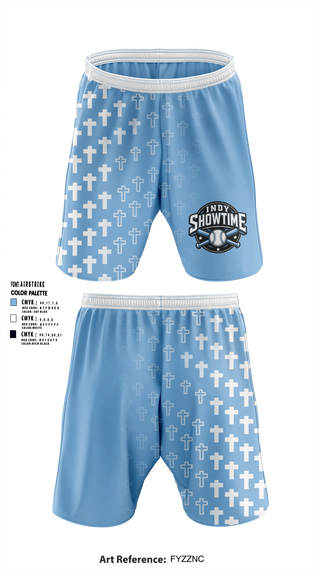 Athletic Shorts With Pockets, Indy Showtime, Baseball, Teamtime, Team time, sublimation, custom sports apparel, team uniforms, spirit wear, spiritwear, sports uniforms, custom shirts, team store, custom team store, fundraiser sports, apparel fundraiser