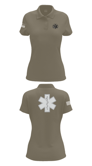 Womens Short Sleeve Performance Polo, I-STAT EMS, , Teamtime, Team time, sublimation, custom sports apparel, team uniforms, spirit wear, spiritwear, sports uniforms, custom shirts, team store, custom team store, fundraiser sports, apparel fundraiser