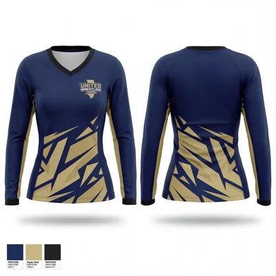 Illinois United (ISVI Co-op) 43056541 Women's Long Sleeve V-neck Shirt - 1
