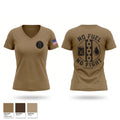 233rd QM Women's Short Sleeve V-neck Shirt - 1