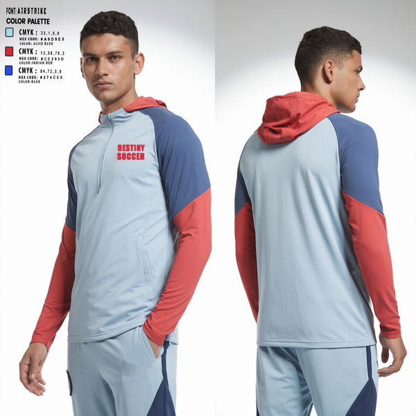 Hoodie, Destiny, Men's Soccer, Teamtime, Team time, sublimation, custom sports apparel, team uniforms, spirit wear, spiritwear, sports uniforms, custom shirts, team store, custom team store, fundraiser sports, apparel fundraiser
