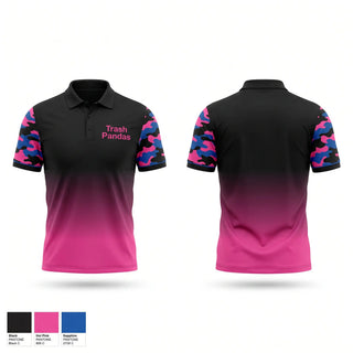 Short Sleeve Performance Polo, Trash Pandas, Softball, Teamtime, Team time, sublimation, custom sports apparel, team uniforms, spirit wear, spiritwear, sports uniforms, custom shirts, team store, custom team store, fundraiser sports, apparel fundraiser