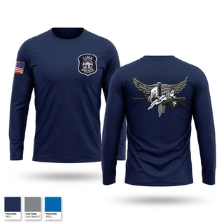 Long Sleeve Performance Shirt, Lima Police Swat, Police, Teamtime, Team time, sublimation, custom sports apparel, team uniforms, spirit wear, spiritwear, sports uniforms, custom shirts, team store, custom team store, fundraiser sports, apparel fundraiser