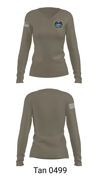 SGOT 71535870 Women's Long Sleeve V-neck Shirt - 73