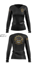 NYPD NARCOTICS K9 Women's Long Sleeve V-neck Shirt - 21