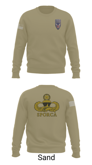 Crew Neck Sweatshirt, HHC, 725th BSB, 2/11 ABN, , Teamtime, Team time, sublimation, custom sports apparel, team uniforms, spirit wear, spiritwear, sports uniforms, custom shirts, team store, custom team store, fundraiser sports, apparel fundraiser