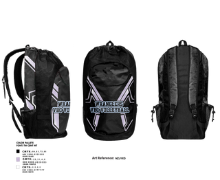 Gear Bag, Wranglers VBC, Women's Volleyball, Teamtime, Team time, sublimation, custom sports apparel, team uniforms, spirit wear, spiritwear, sports uniforms, custom shirts, team store, custom team store, fundraiser sports, apparel fundraiser