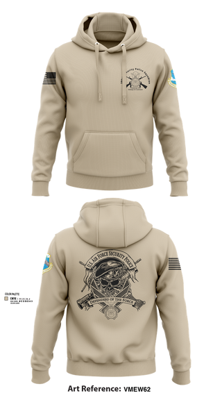 Hoodie, 380th Security Police Squadron, , Teamtime, Team time, sublimation, custom sports apparel, team uniforms, spirit wear, spiritwear, sports uniforms, custom shirts, team store, custom team store, fundraiser sports, apparel fundraiser