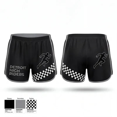 Detroit High Riders 74137297 Women's Shorts - 1