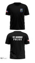 St. George police dept Old School Cotton Feel Shirt - 4