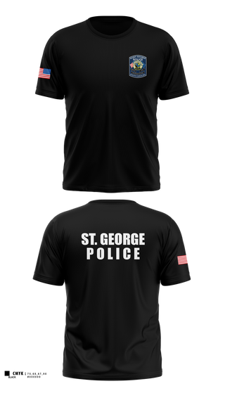 Old School Cotton Feel Shirt, St. George police dept, Police, Teamtime, Team time, sublimation, custom sports apparel, team uniforms, spirit wear, spiritwear, sports uniforms, custom shirts, team store, custom team store, fundraiser sports, apparel fundraiser
