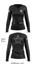 District I Street Crimes 1468514 Women's Long Sleeve V-neck Shirt - 101