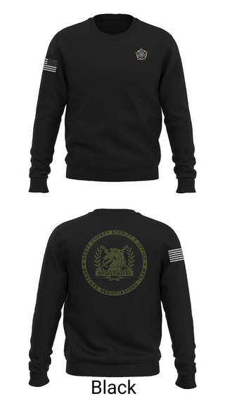 Crew Neck Sweatshirt, Hostage Negotiations Unit, Police, Teamtime, Team time, sublimation, custom sports apparel, team uniforms, spirit wear, spiritwear, sports uniforms, custom shirts, team store, custom team store, fundraiser sports, apparel fundraiser