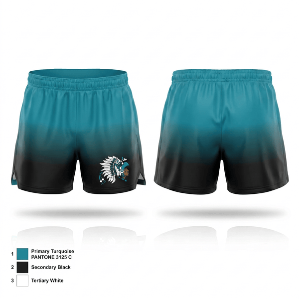 Track Shorts, Mendota Aztecs, Track & Field, Teamtime, Team time, sublimation, custom sports apparel, team uniforms, spirit wear, spiritwear, sports uniforms, custom shirts, team store, custom team store, fundraiser sports, apparel fundraiser