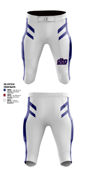 Integrated Football Pants, Downtown Giants Youth Football, Men's Basketball, Teamtime, Team time, sublimation, custom sports apparel, team uniforms, spirit wear, spiritwear, sports uniforms, custom shirts, team store, custom team store, fundraiser sports, apparel fundraiser