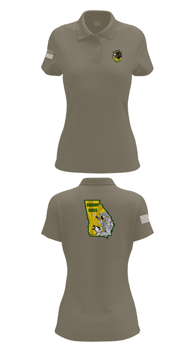 93D MP DET (MWD) 45021332 Women's Short Sleeve Performance Polo  - 75