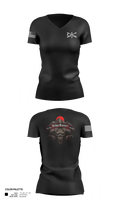 1st Platoon / B CO / 2-5 CAV 11611974 Women's Short Sleeve V-neck Shirt - 30