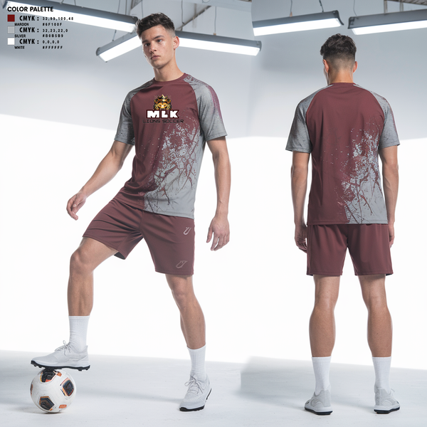Short Sleeve Performance Shirt, MLK Lions Soccer, Men's Soccer, Teamtime, Team time, sublimation, custom sports apparel, team uniforms, spirit wear, spiritwear, sports uniforms, custom shirts, team store, custom team store, fundraiser sports, apparel fundraiser