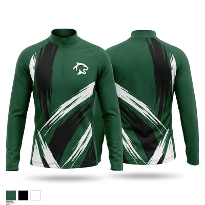 Polo Middle School Girls Softball Quarter Zip Jacket - 1