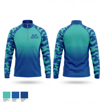 Blue Devils 92581883 Quarter Zip Jacket - 1
